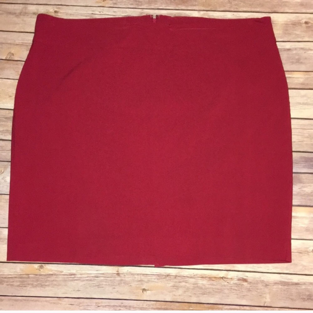 Lane Bryant sexy mini red skirt